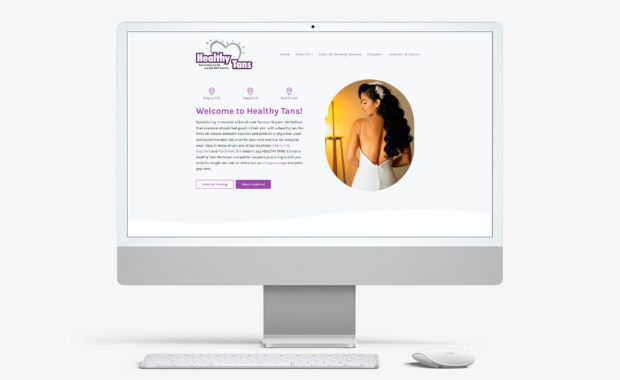 Website Design for Airbrush Tanning Salon